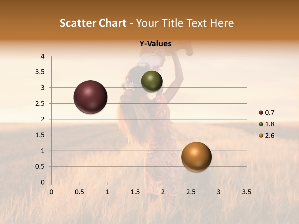 Mother Wheat Happy PowerPoint Template