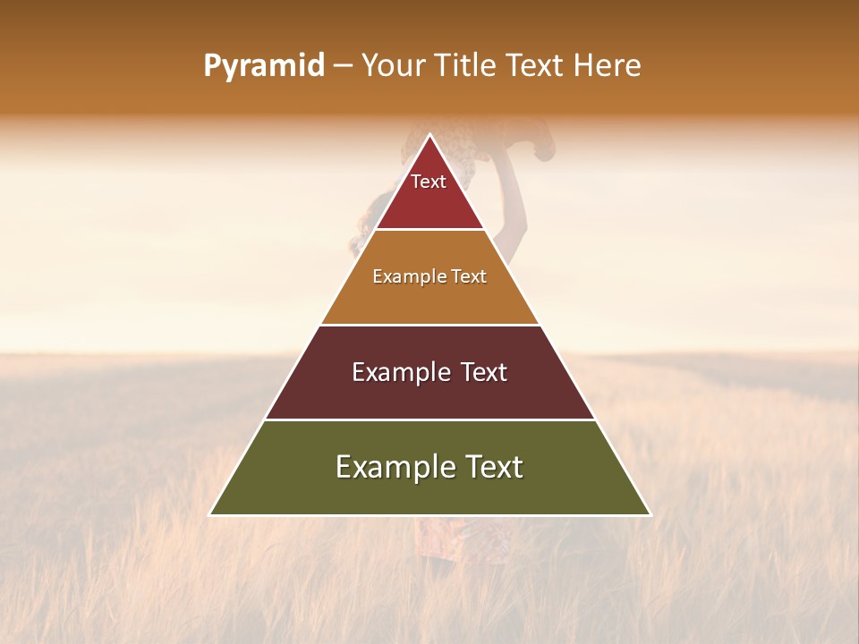 Mother Wheat Happy PowerPoint Template