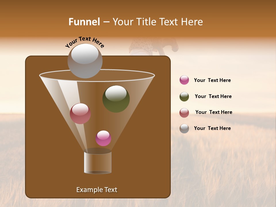 Mother Wheat Happy PowerPoint Template