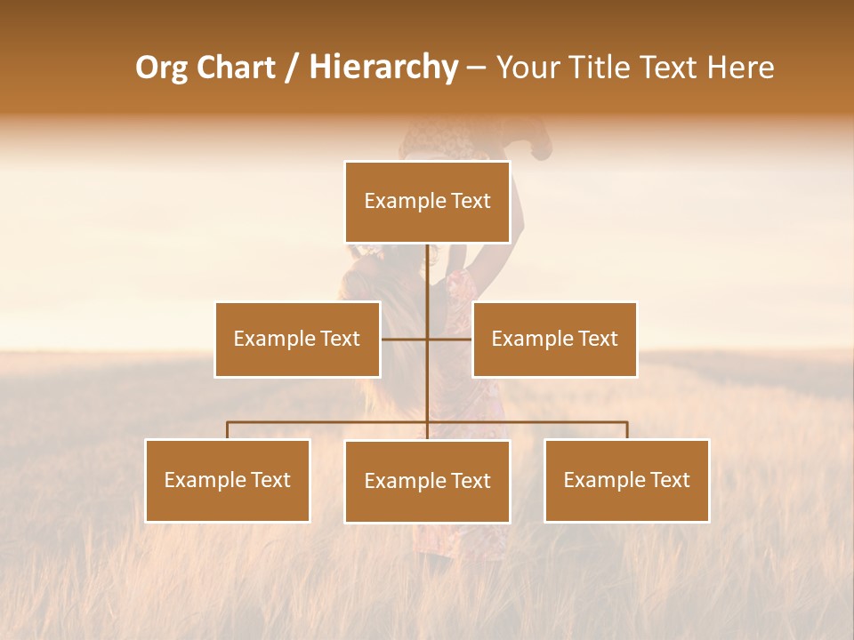 Mother Wheat Happy PowerPoint Template