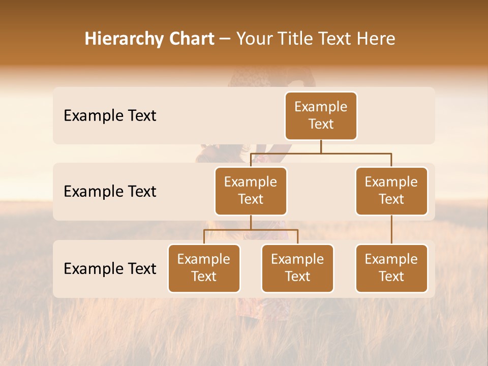 Mother Wheat Happy PowerPoint Template