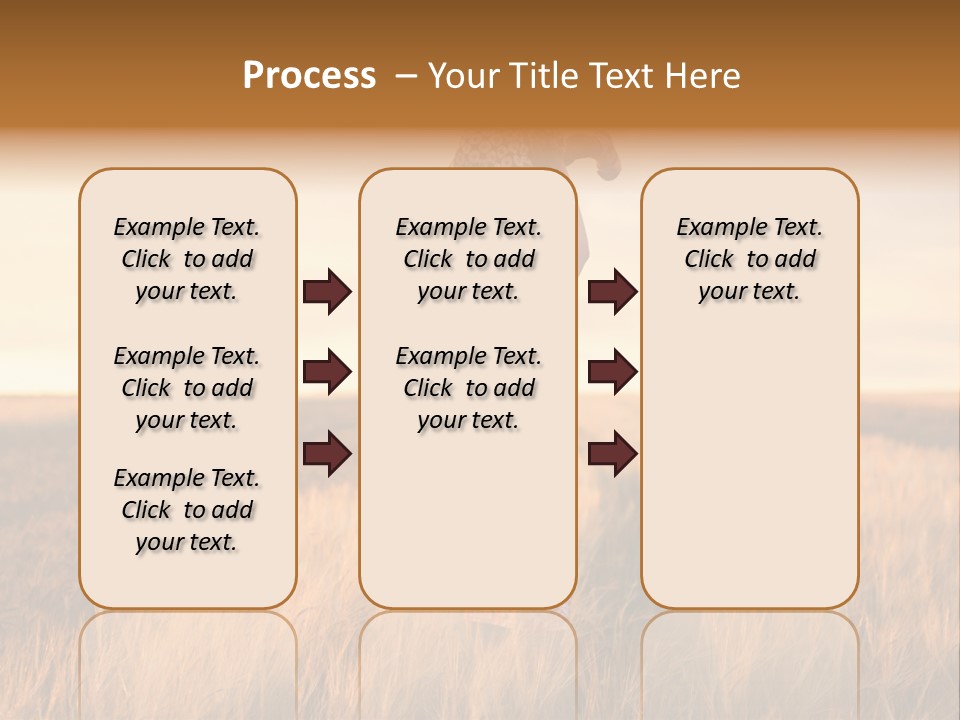 Mother Wheat Happy PowerPoint Template