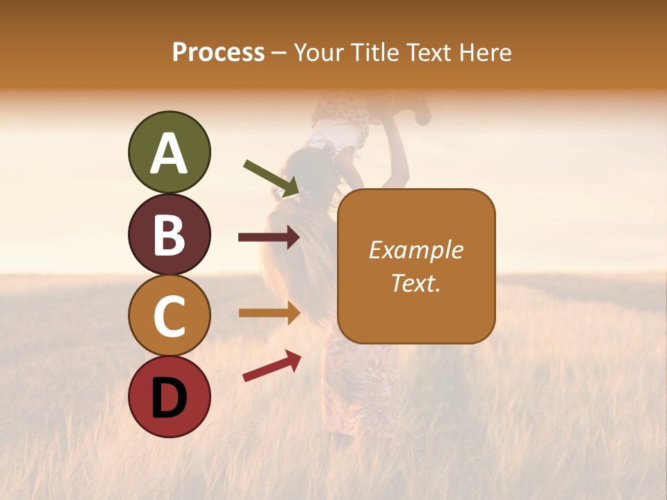 Mother Wheat Happy PowerPoint Template