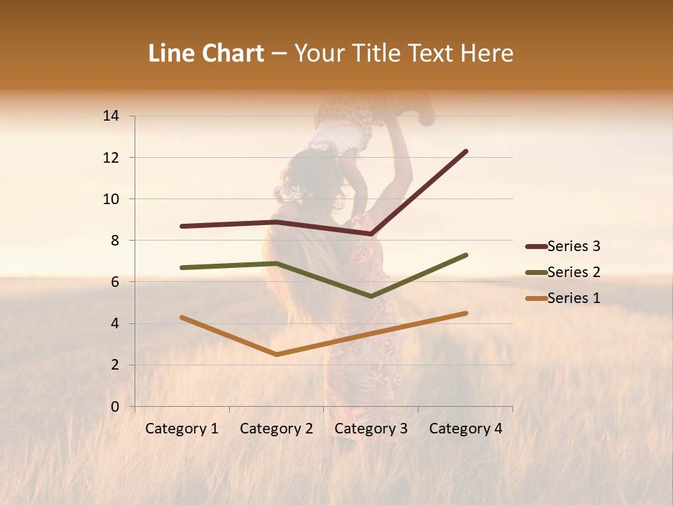 Mother Wheat Happy PowerPoint Template