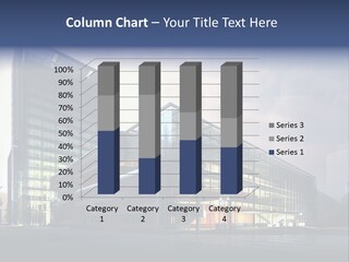 Blueprint Architectural Facade PowerPoint Template