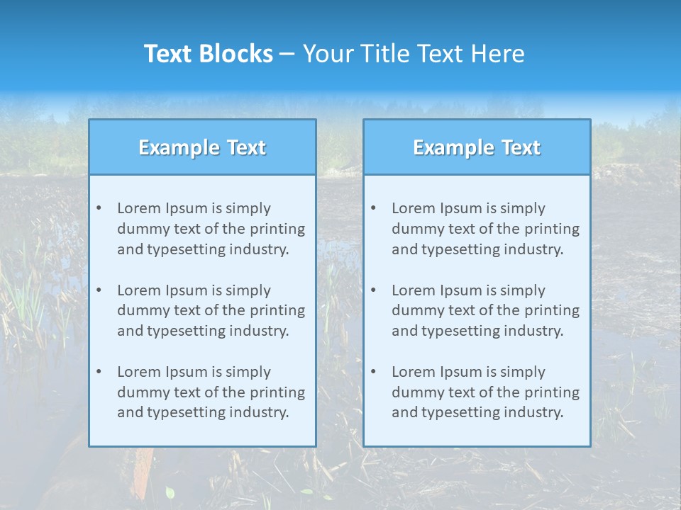 Tidewater Chemical Toxic PowerPoint Template