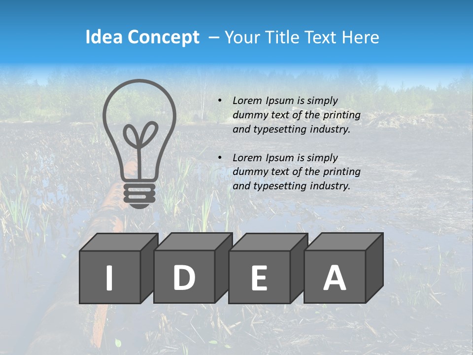 Tidewater Chemical Toxic PowerPoint Template