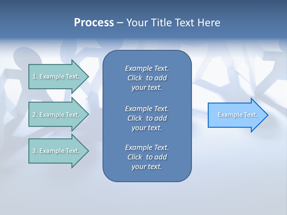 Holding Hands Paper Doll Teamwork PowerPoint Template