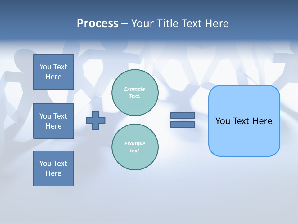 Holding Hands Paper Doll Teamwork PowerPoint Template