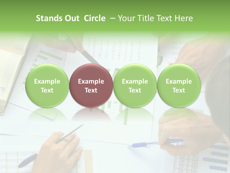 Male Cooperation Macro PowerPoint Template