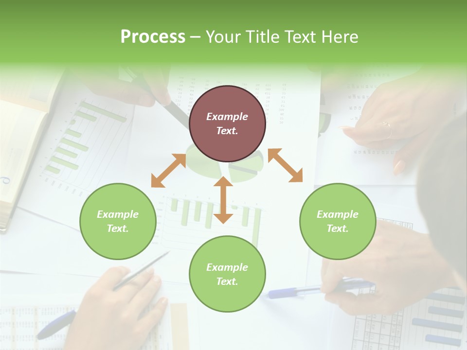 Male Cooperation Macro PowerPoint Template