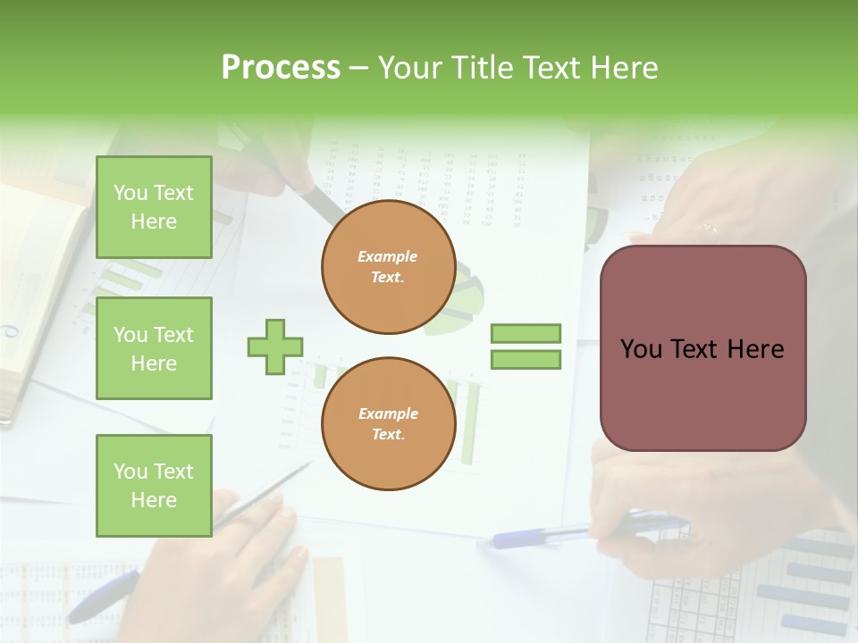Male Cooperation Macro PowerPoint Template