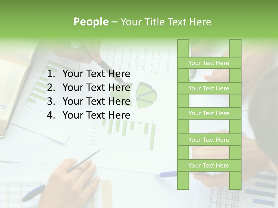 Male Cooperation Macro PowerPoint Template