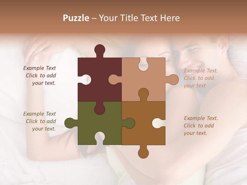 Togetherness Handsome Lifestyle PowerPoint Template