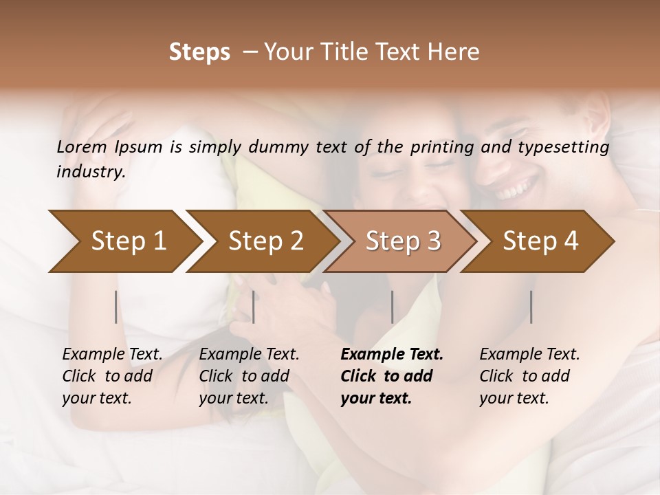 Togetherness Handsome Lifestyle PowerPoint Template