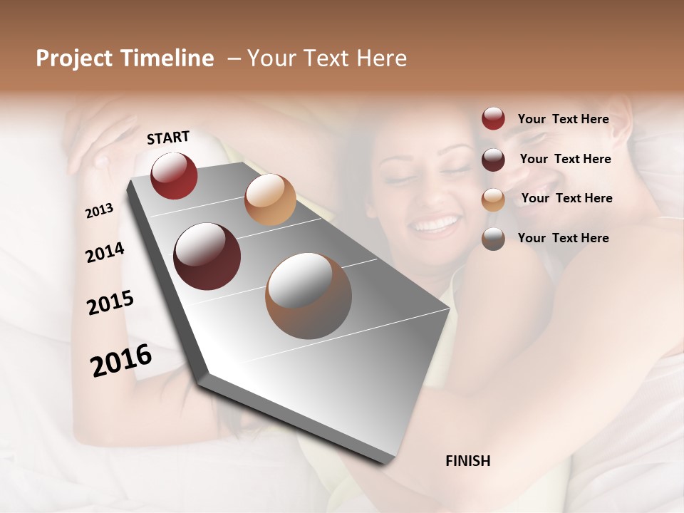 Togetherness Handsome Lifestyle PowerPoint Template