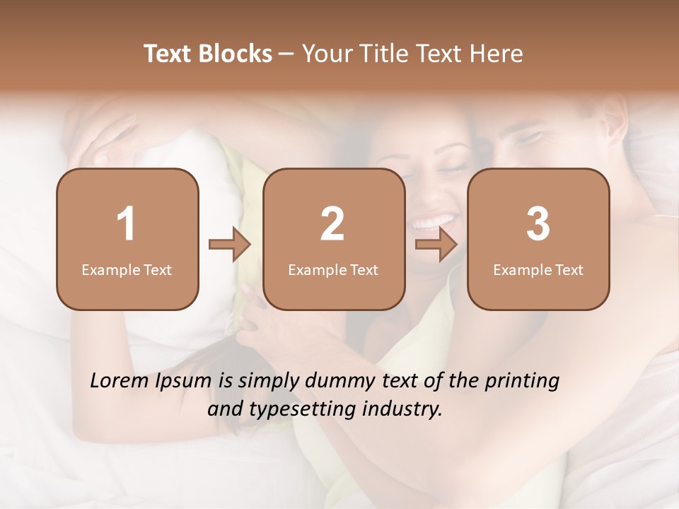 Togetherness Handsome Lifestyle PowerPoint Template