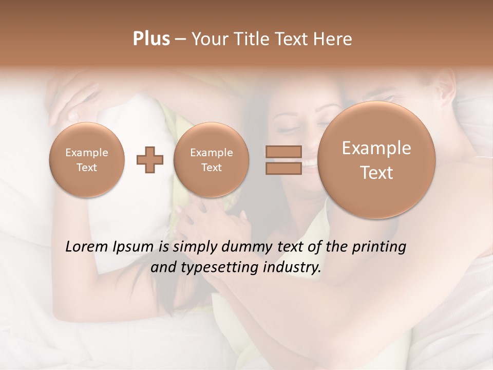 Togetherness Handsome Lifestyle PowerPoint Template