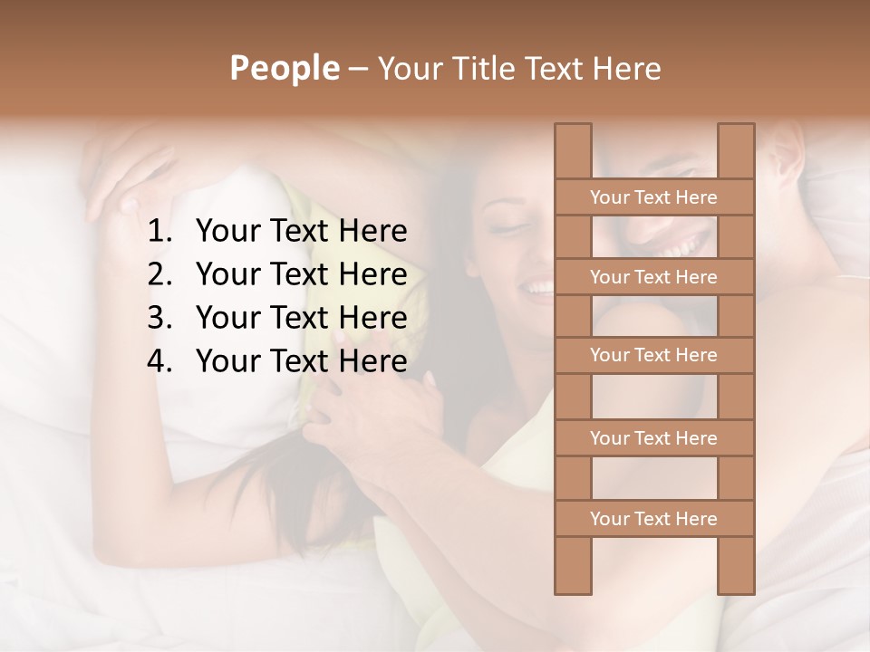 Togetherness Handsome Lifestyle PowerPoint Template