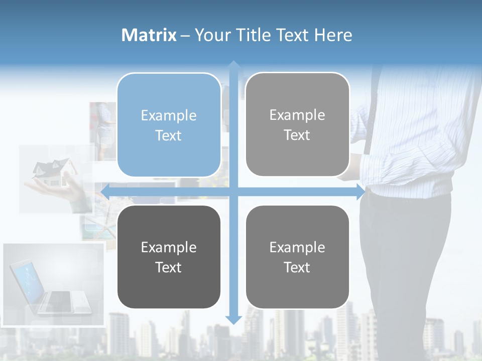 Digital News Computer PowerPoint Template