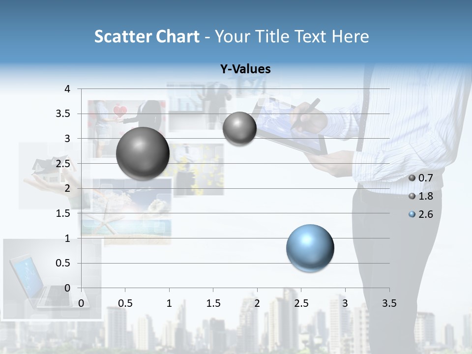 Digital News Computer PowerPoint Template