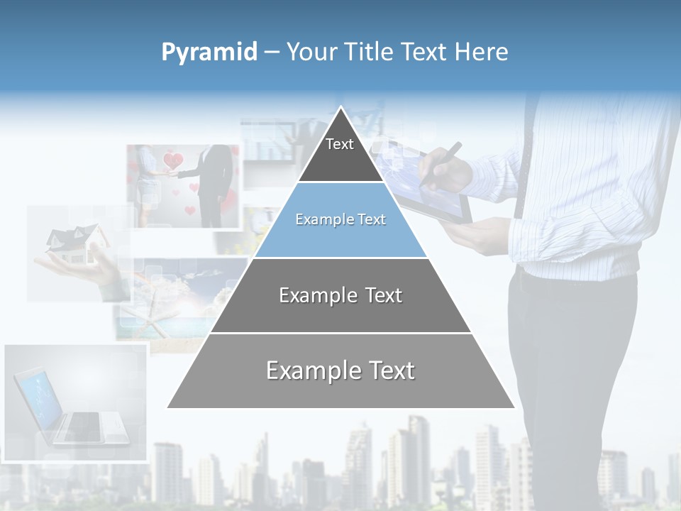 Digital News Computer PowerPoint Template