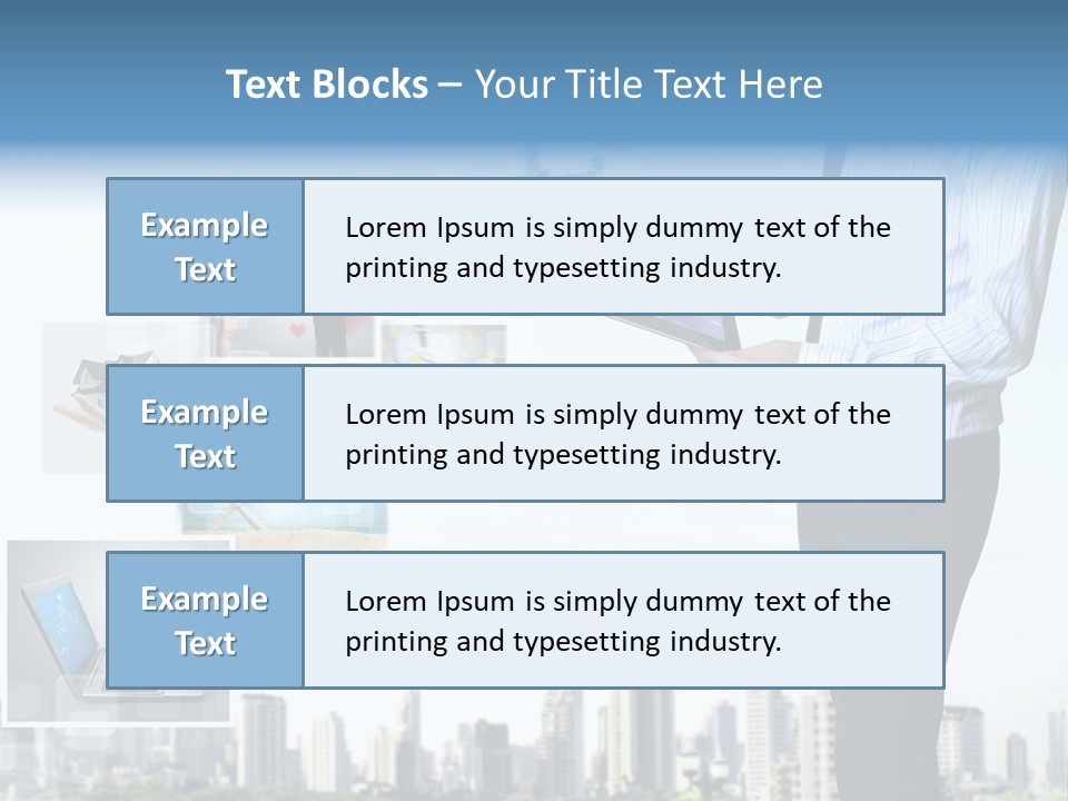 Digital News Computer PowerPoint Template