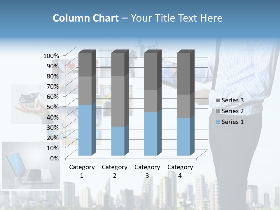 Digital News Computer PowerPoint Template