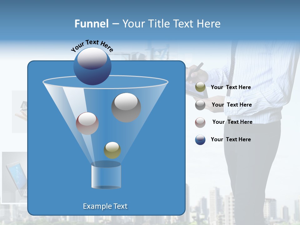 Digital News Computer PowerPoint Template