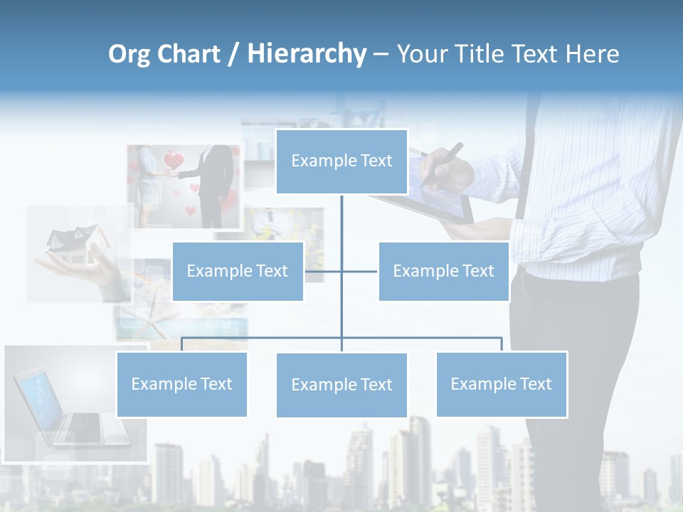 Digital News Computer PowerPoint Template