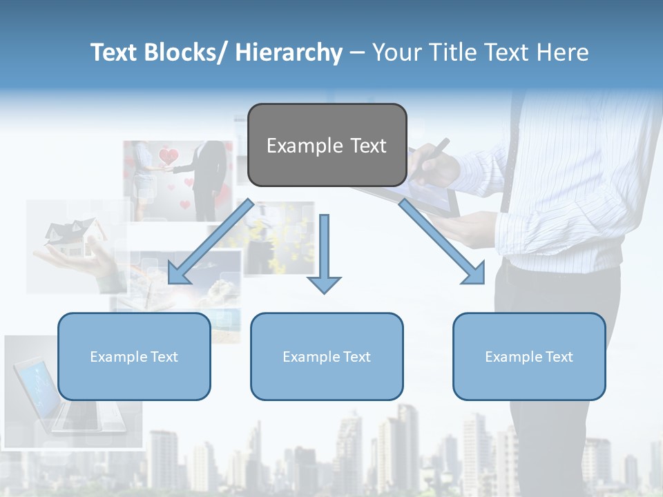 Digital News Computer PowerPoint Template