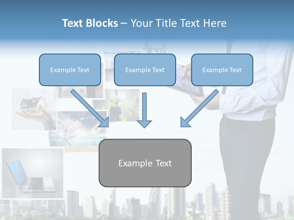 Digital News Computer PowerPoint Template