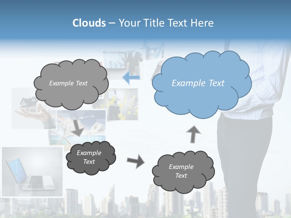 Digital News Computer PowerPoint Template
