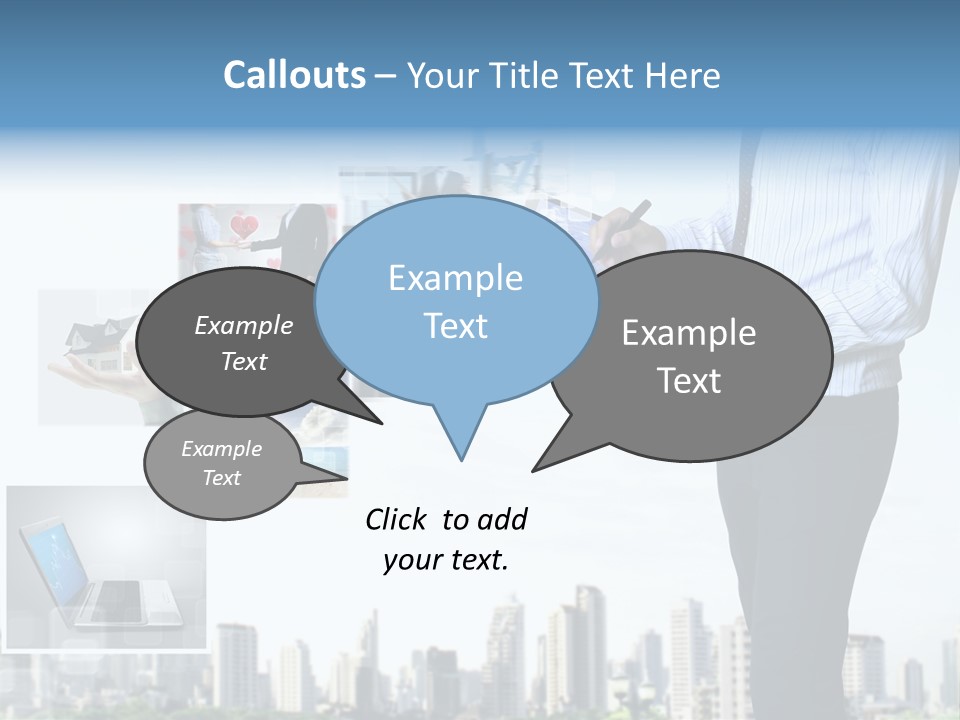 Digital News Computer PowerPoint Template