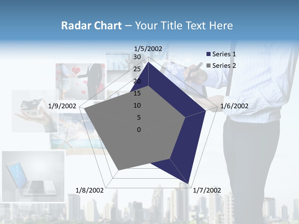 Digital News Computer PowerPoint Template