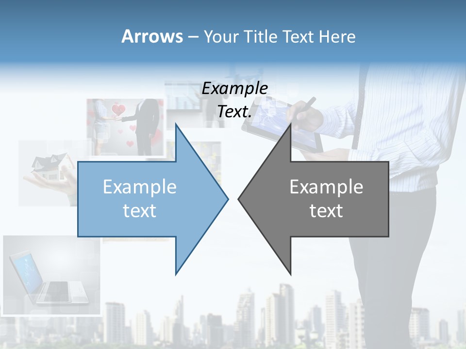 Digital News Computer PowerPoint Template