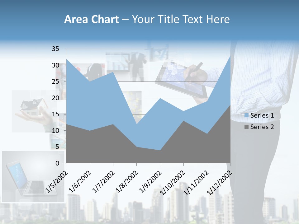 Digital News Computer PowerPoint Template