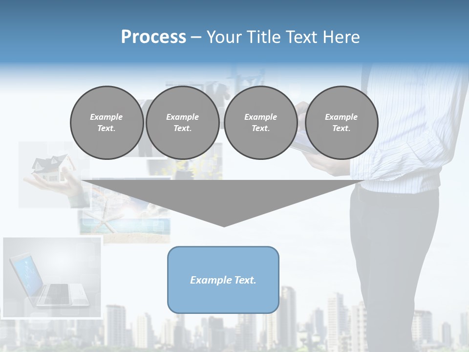 Digital News Computer PowerPoint Template