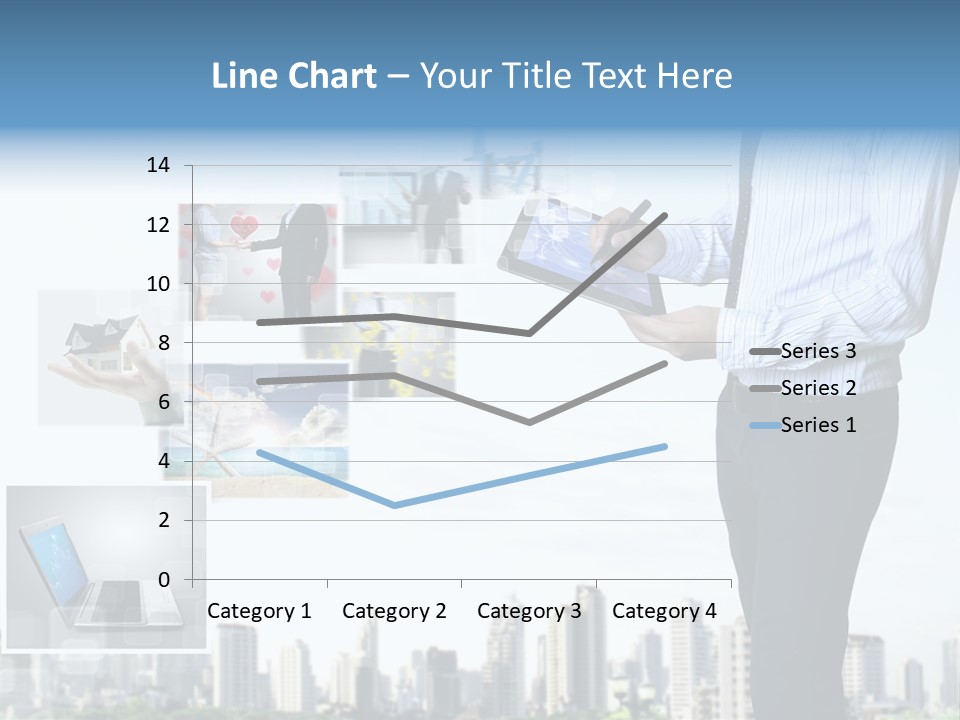 Digital News Computer PowerPoint Template