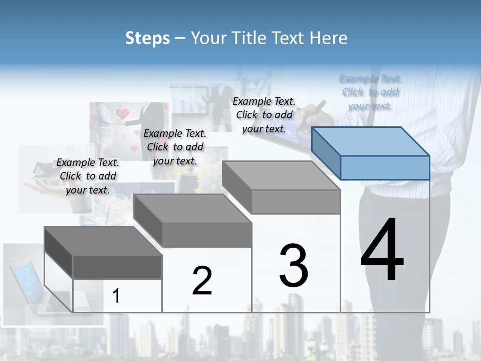 Digital News Computer PowerPoint Template