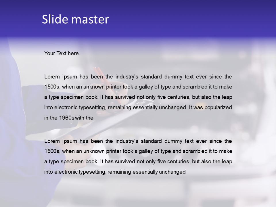Reflection Horizon Takeoff PowerPoint Template