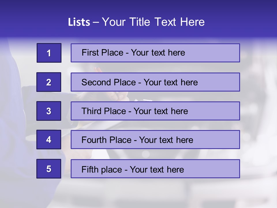 Reflection Horizon Takeoff PowerPoint Template