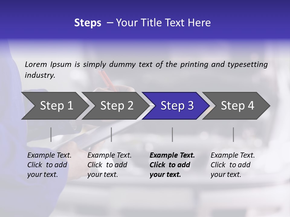 Reflection Horizon Takeoff PowerPoint Template