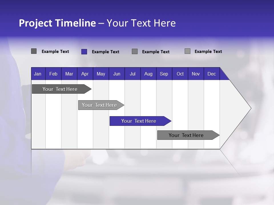 Reflection Horizon Takeoff PowerPoint Template