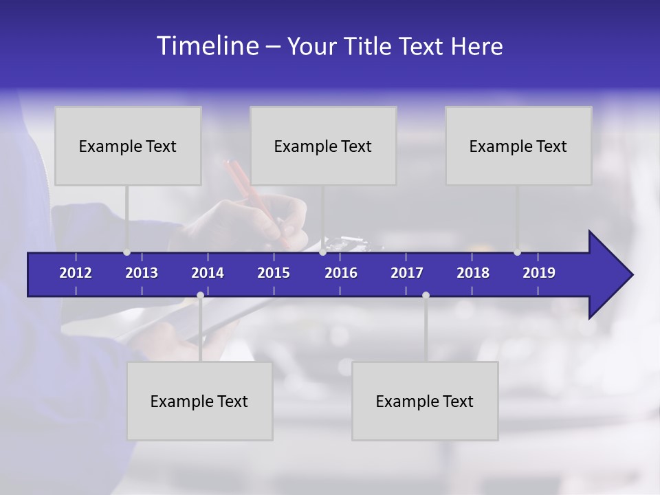 Reflection Horizon Takeoff PowerPoint Template