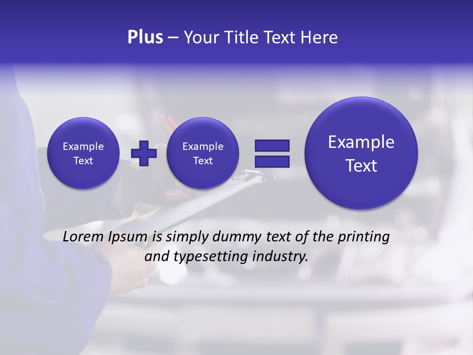 Reflection Horizon Takeoff PowerPoint Template