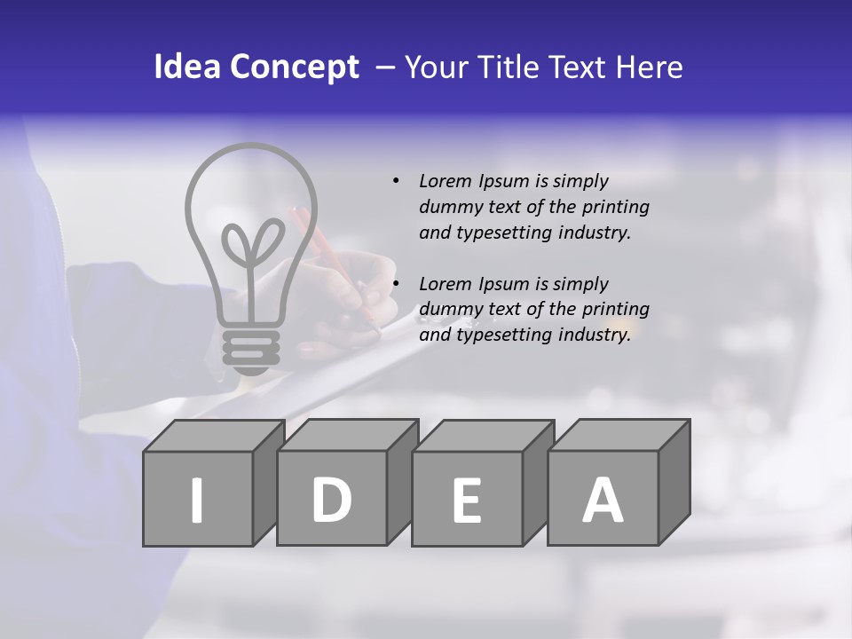 Reflection Horizon Takeoff PowerPoint Template