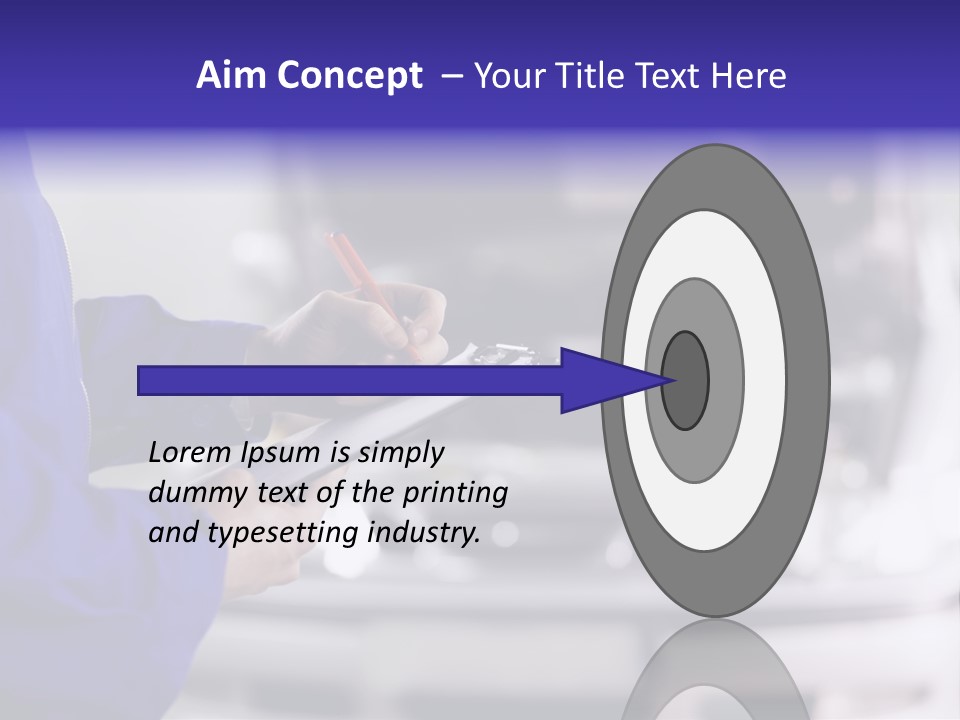 Reflection Horizon Takeoff PowerPoint Template