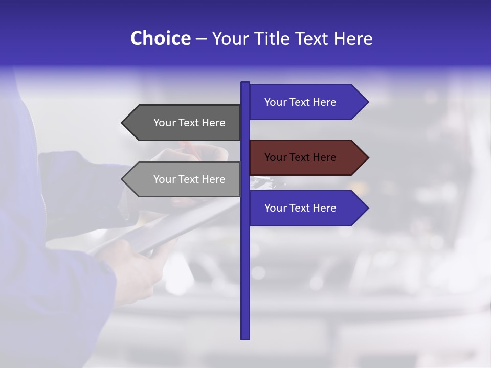 Reflection Horizon Takeoff PowerPoint Template