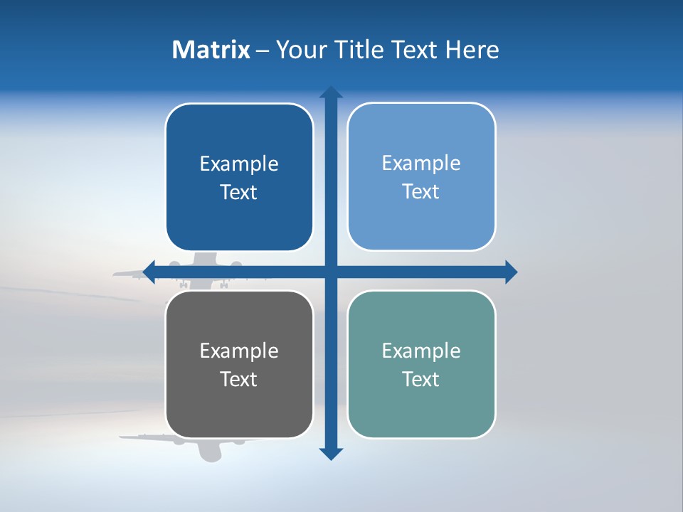 Reflection Horizon Takeoff PowerPoint Template